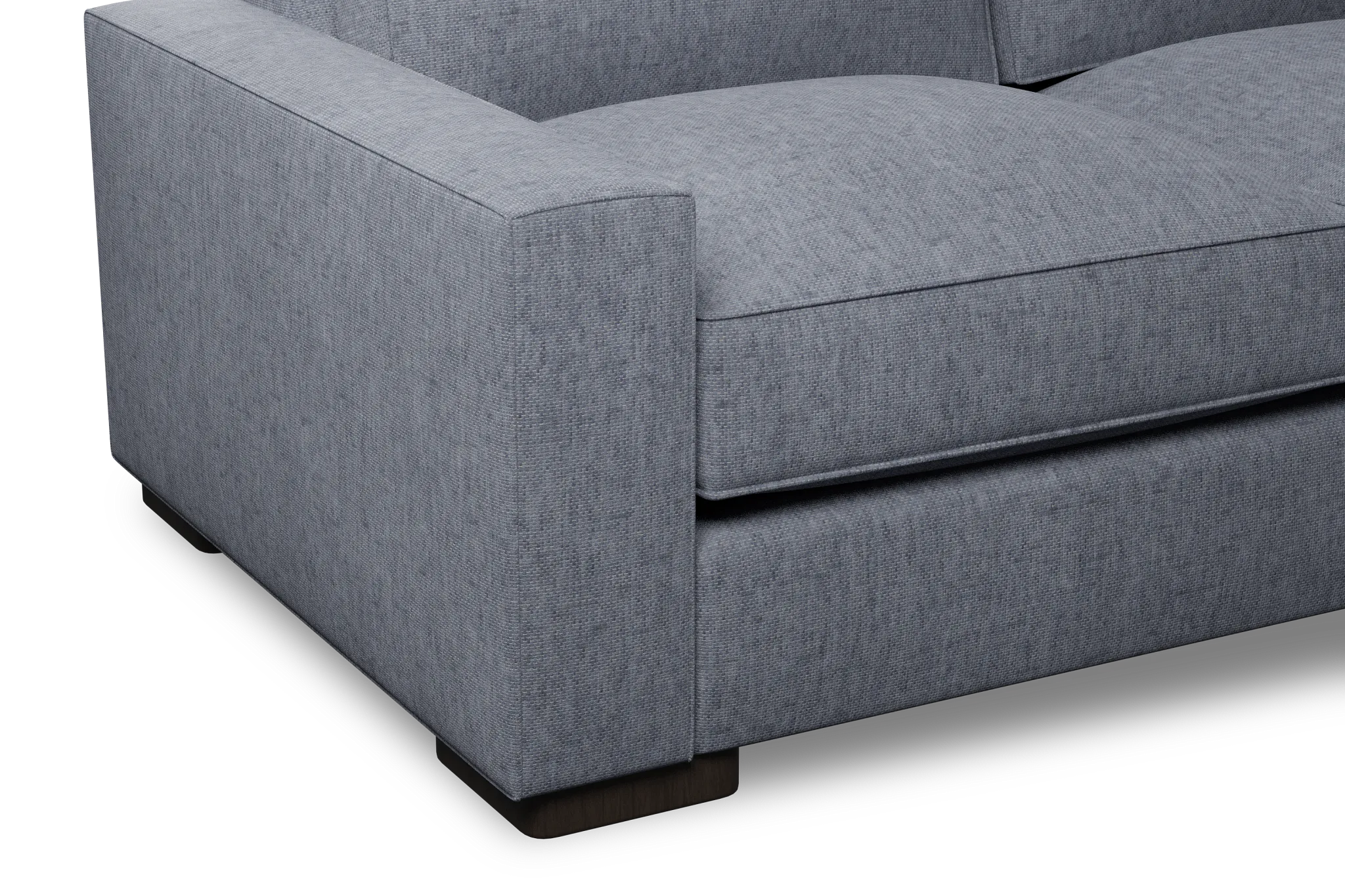 Edgewater Elevation Gray Right Chaise Sectional