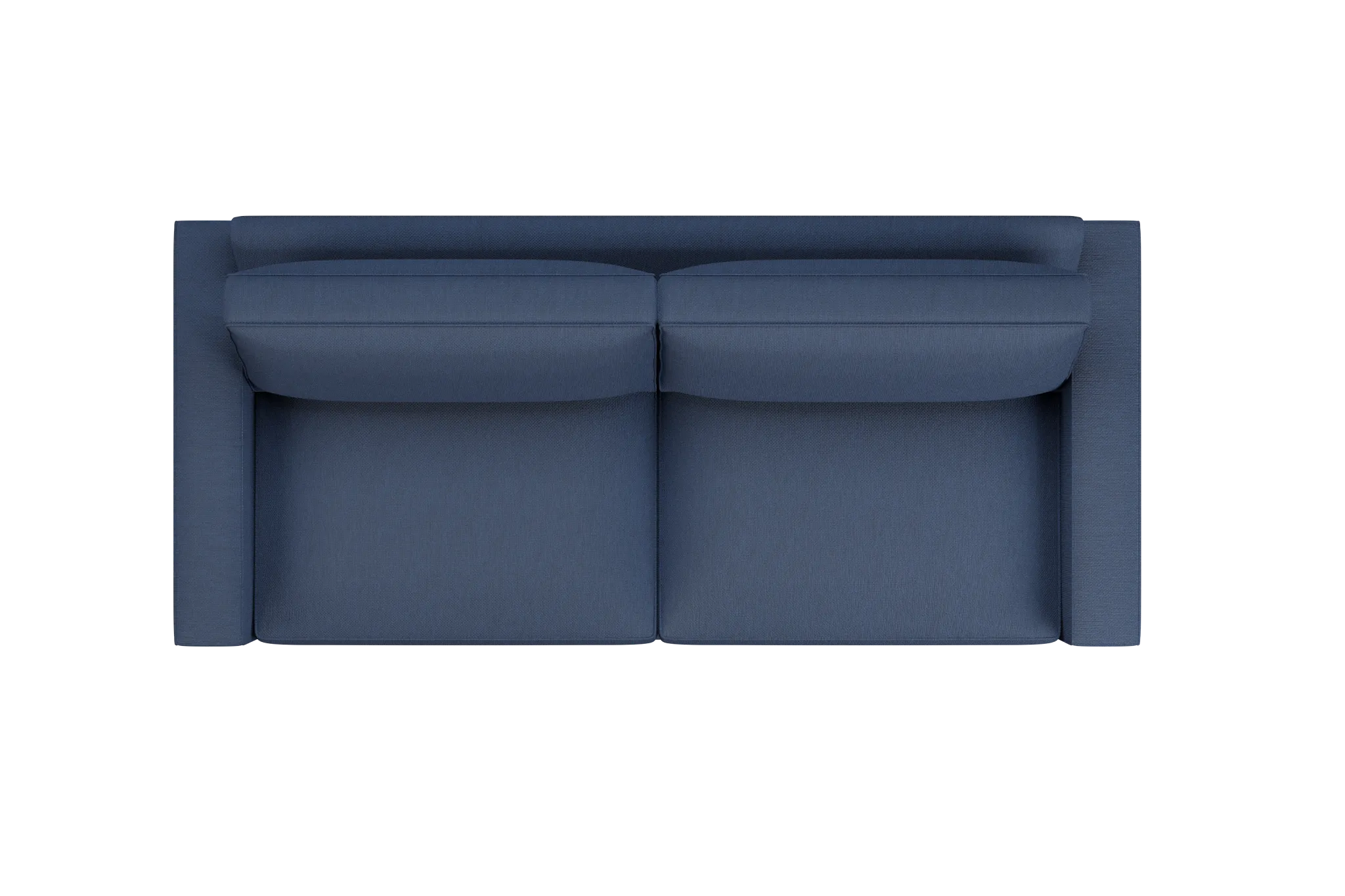 Edgewater Revenue Dark Blue 96" Sofa W/ 2 Cushions