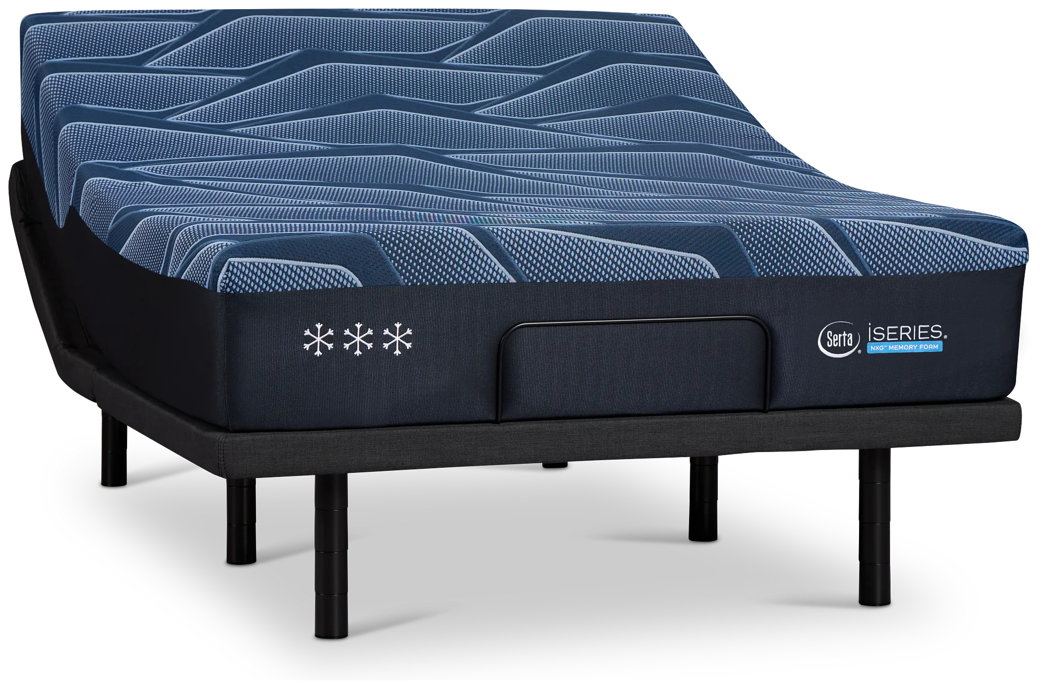 Iseries Nxg3500 13.5" Medium Baselogic Platinum Adjustable Base Mattress Set