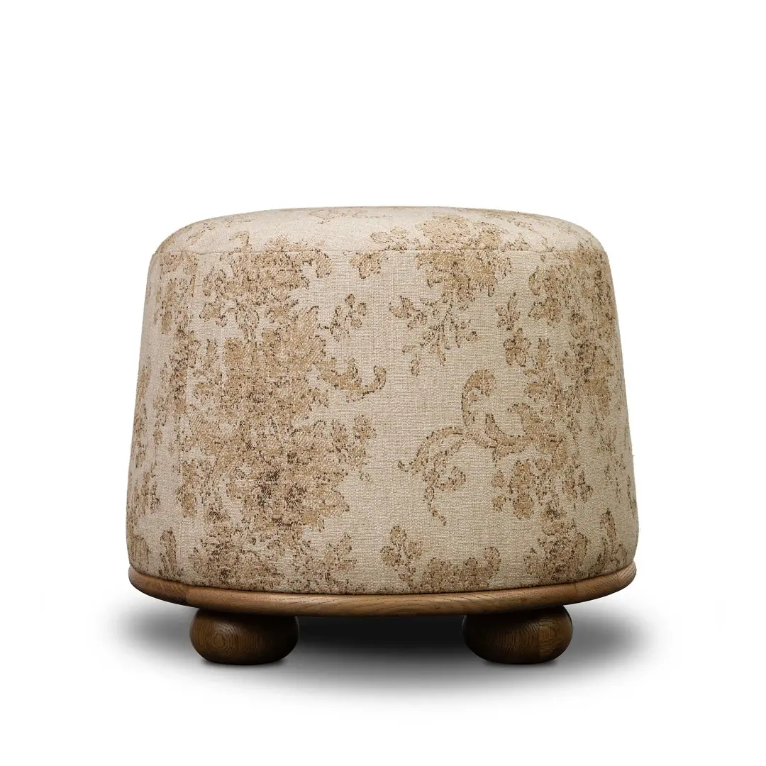 Four Hands Bonnie Light Beige Accent Ottoman Four Hands Bonnie Light Beige Accent Ottoman