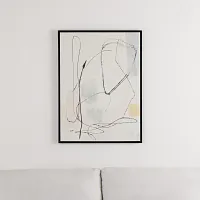 Nessie Ivory Framed Canvas Wall Art