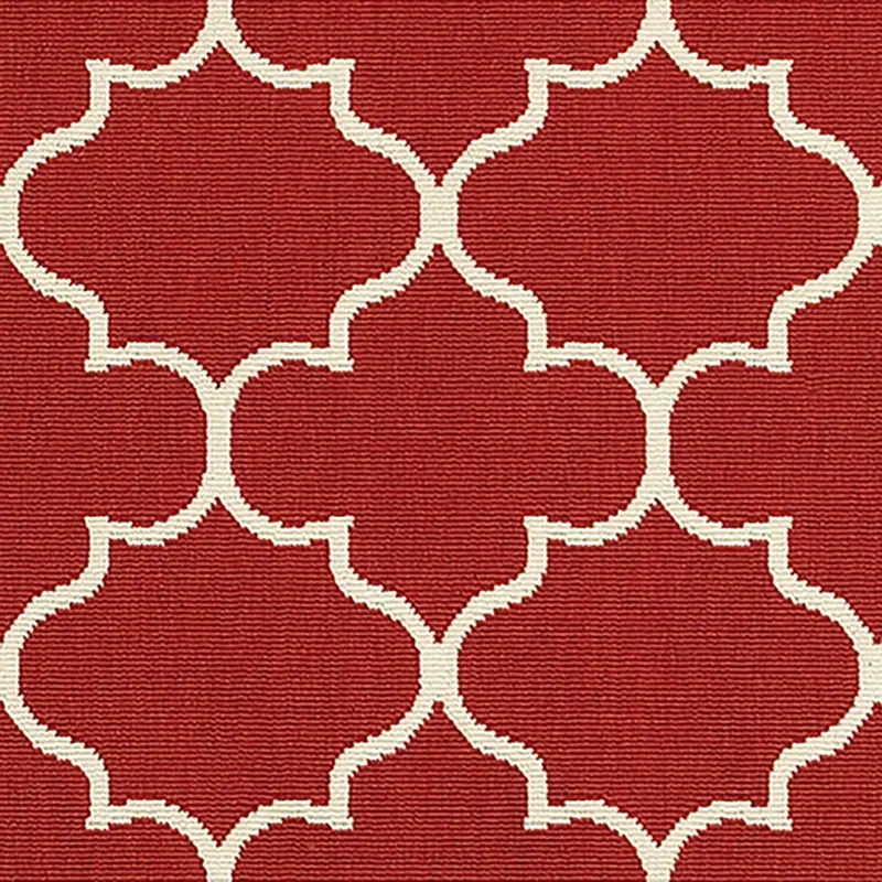 RED Melody Red Indoor/outdoor 8x10 Area Rug