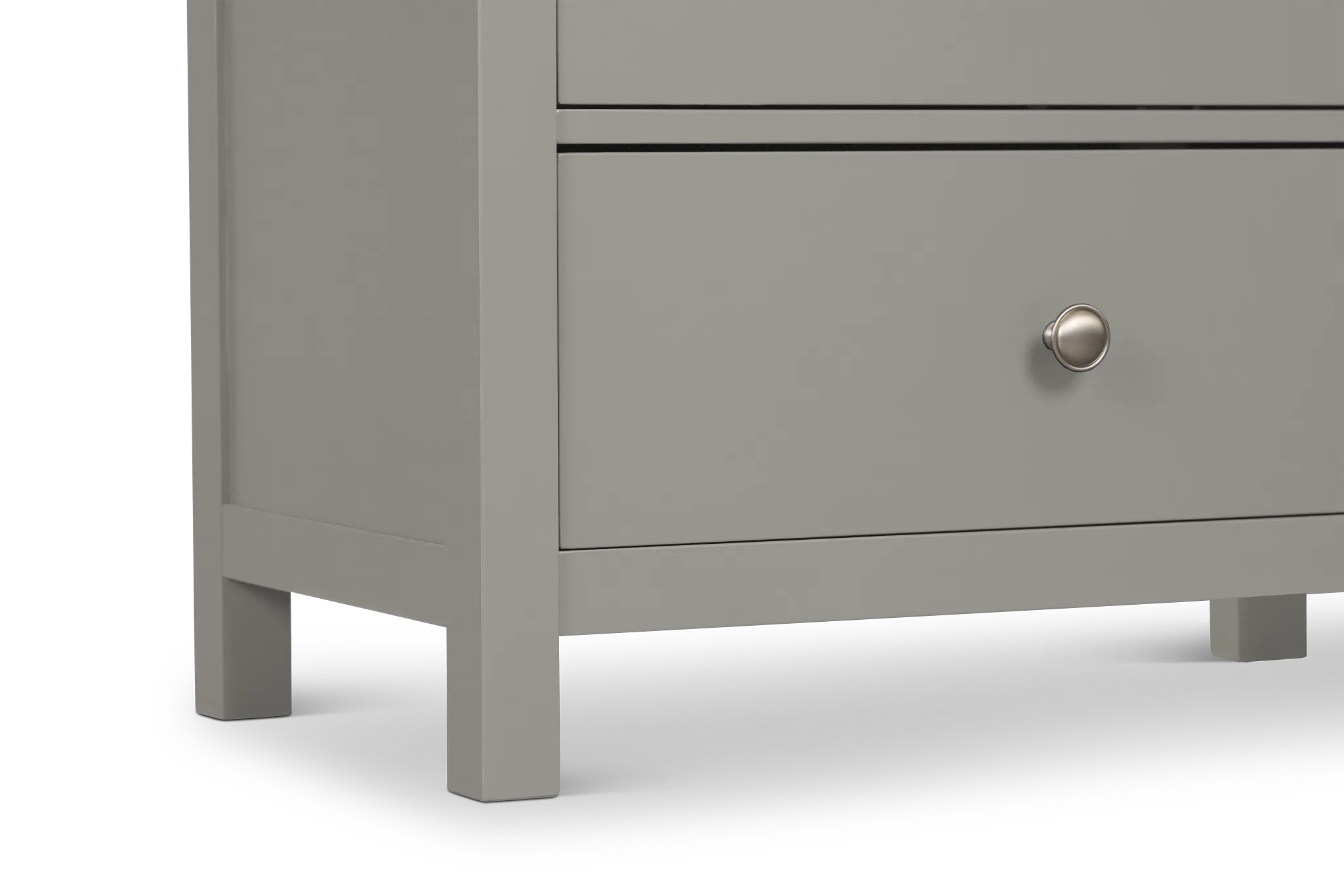 Charleston Gray Dresser & Mirror