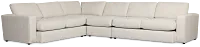 Brantley Light Beige Fabric Medium Two-arm Sectional