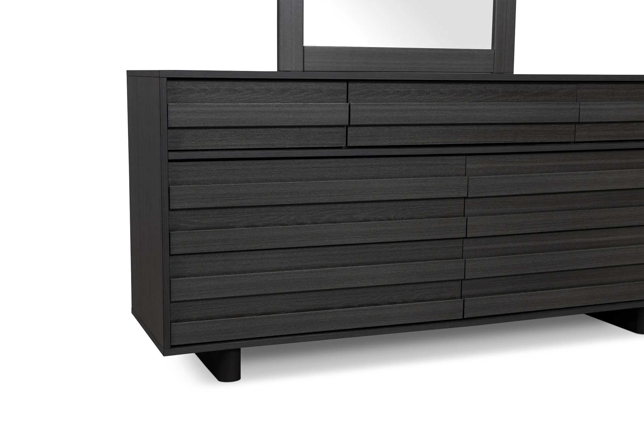 Everett Gray Dresser & Mirror