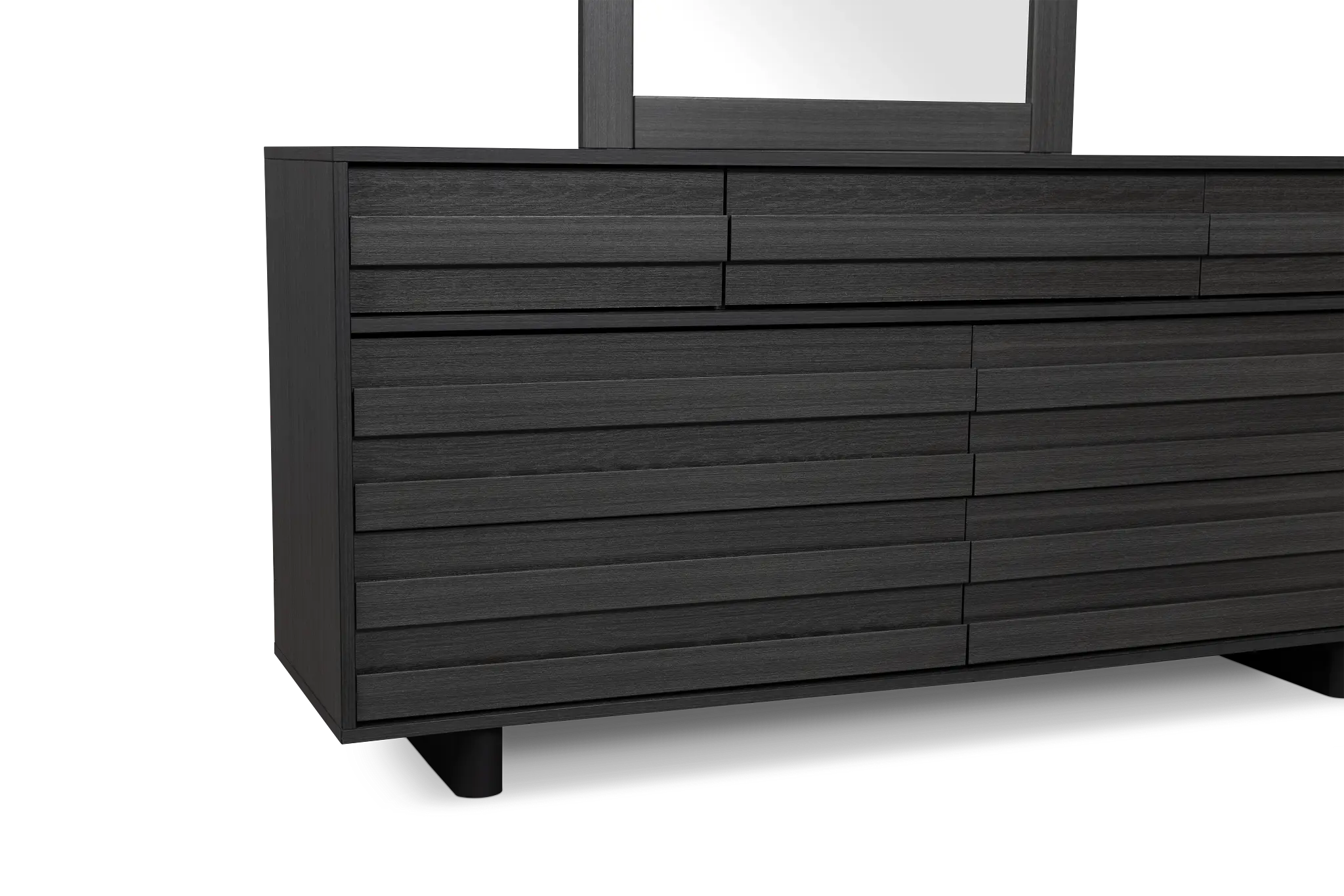 Everett Gray Dresser & Mirror Everett Gray Dresser & Mirror