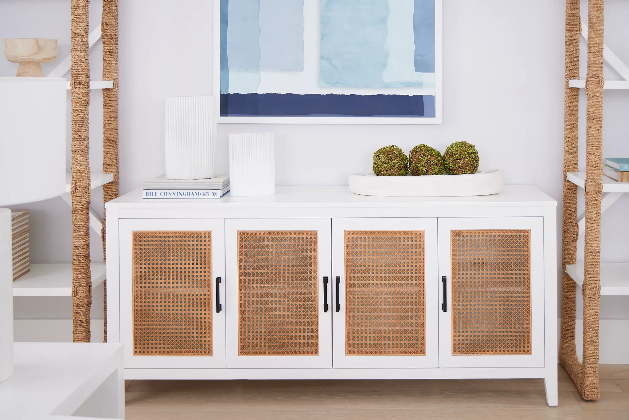 Nantucket Two-tone Woven Tv Stand