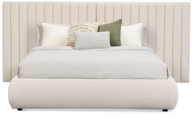 Nomad Light Beige Uph Spread Bed