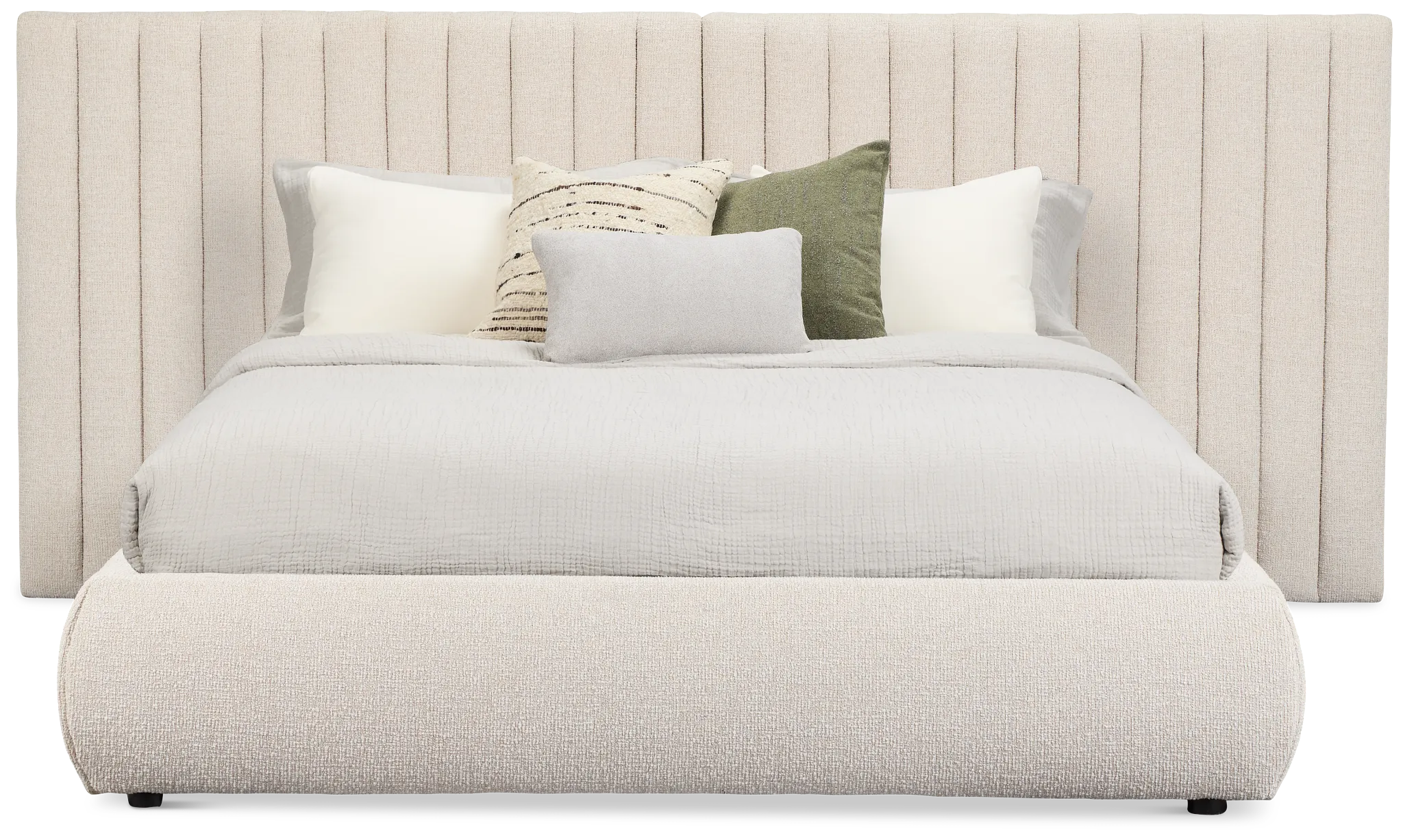 Nomad Light Beige Uph Spread Bed