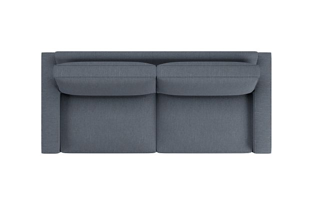 Edgewater Victory Dark Blue 96" Sofa W/ 2 Cushions