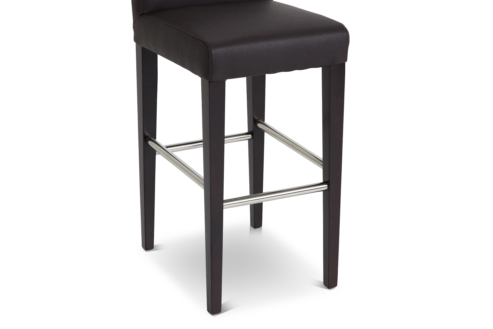 Cane Dark Brown Micro 30" Upholstered Barstool Cane Dark Brown Micro 30" Upholstered Barstool
