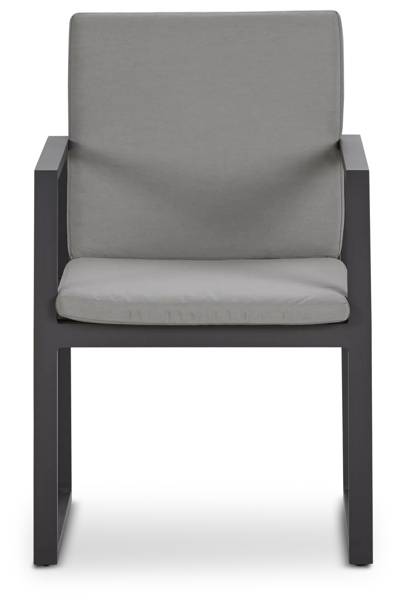Linear Dark Gray Arm Chair