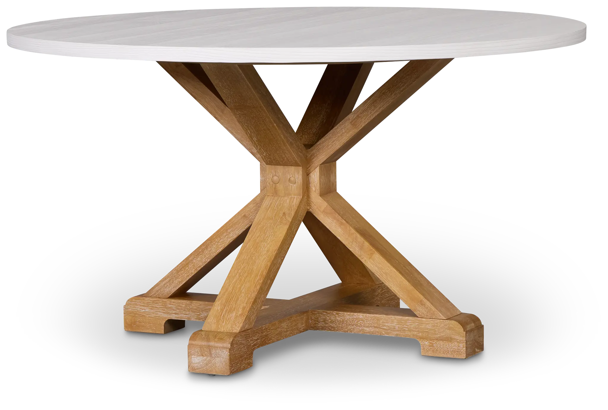 Nantucket Two-tone White Round Table Nantucket Two-tone White Round Table