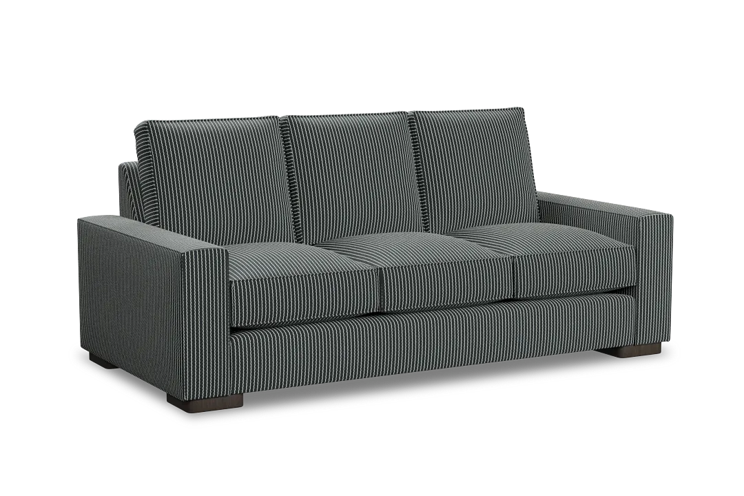 Edgewater Lucy Navy 84" Sofa W/ 3 Cushions