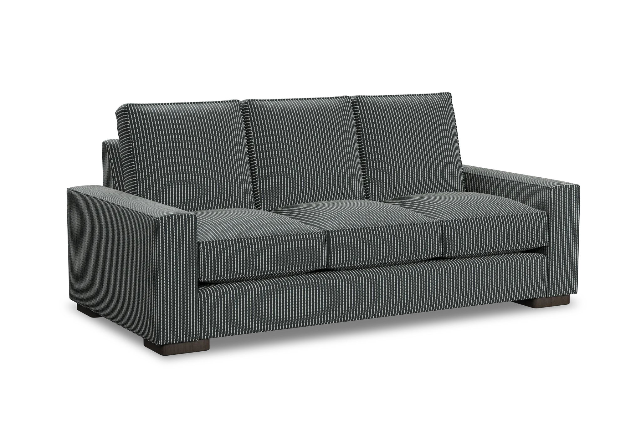 Edgewater Lucy Navy 84" Sofa W/ 3 Cushions