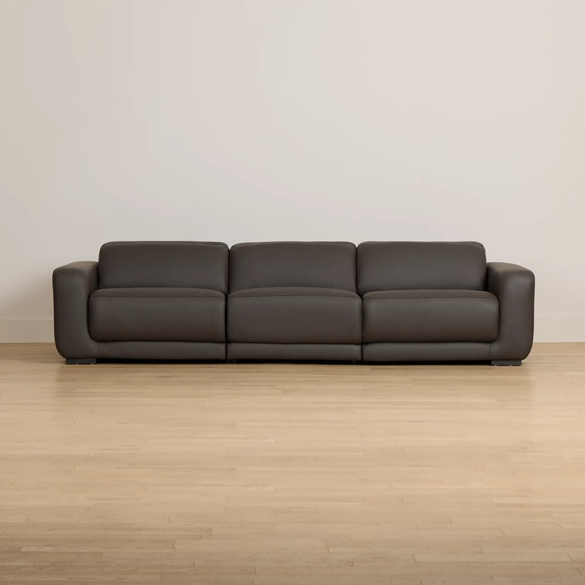Kieran Dark Brown Lthr/vinyl 3-piece Modular Power Reclining Sofa Kieran Dark Brown Lthr/vinyl 3-piece Modular Power Reclining Sofa
