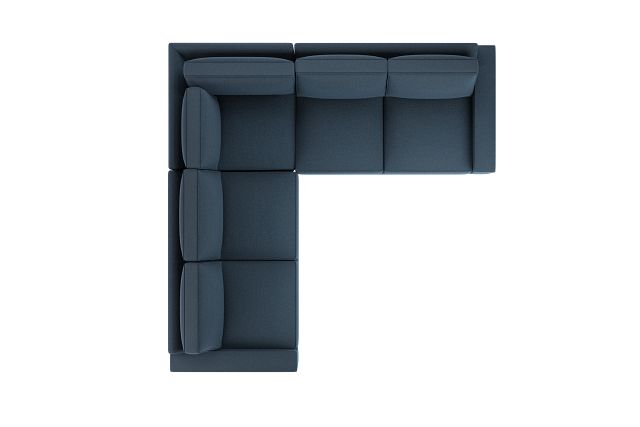 Edgewater Elite Blue Small Two-arm Sectional