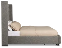 Chatham Gray High Platform Storage Bed