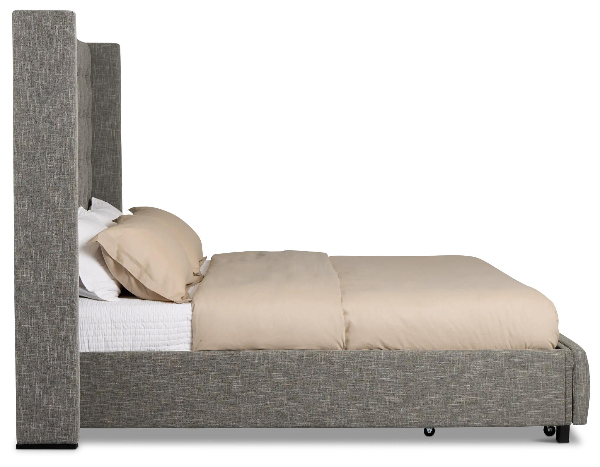 Chatham Gray High Platform Storage Bed Chatham Gray High Platform Storage Bed