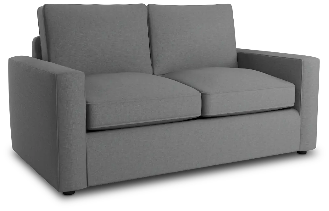 Siesta Suave Gray Fabric Loveseat Siesta Suave Gray Fabric Loveseat