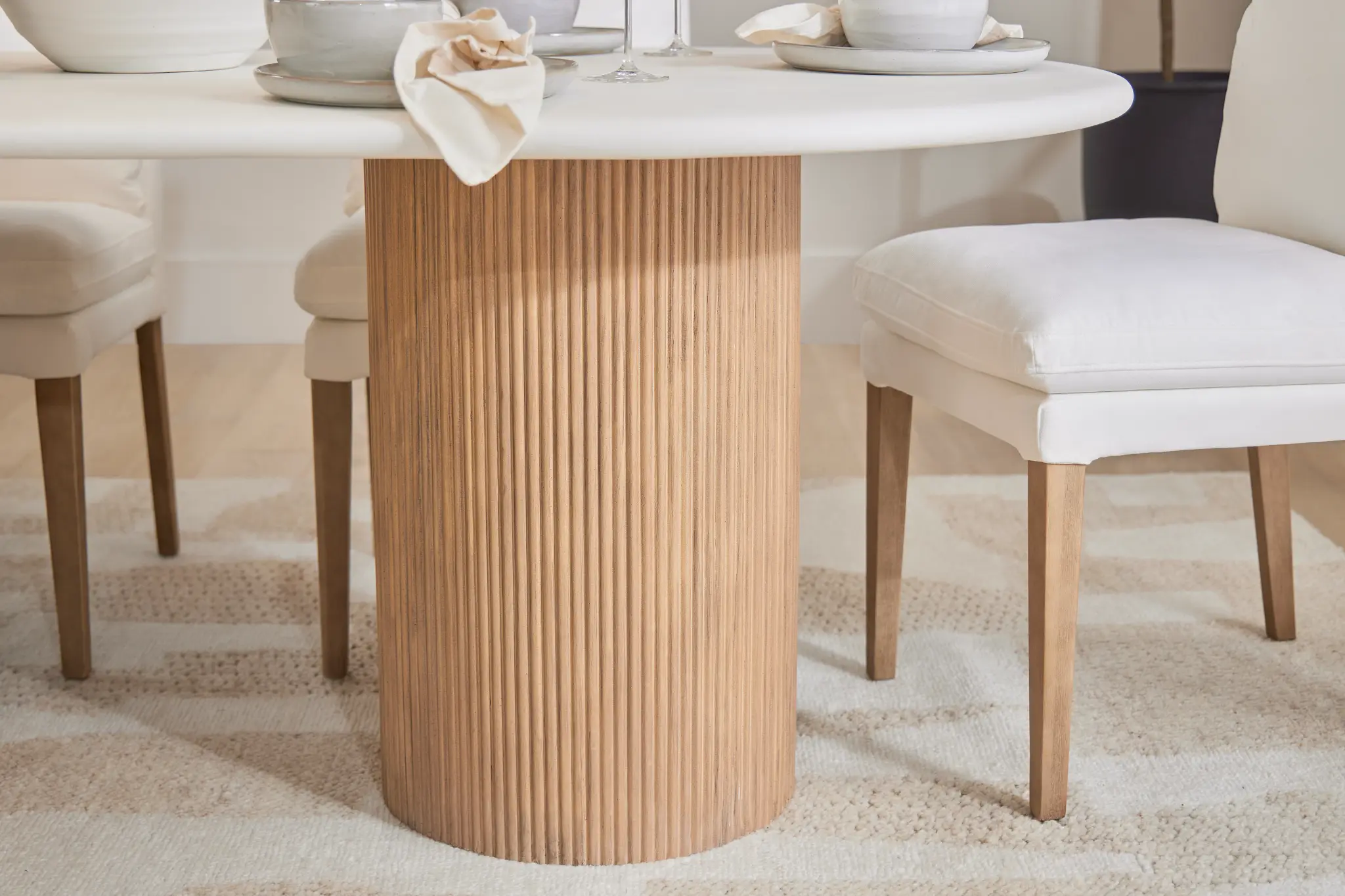 Bryant White Oval Table Bryant White Oval Table