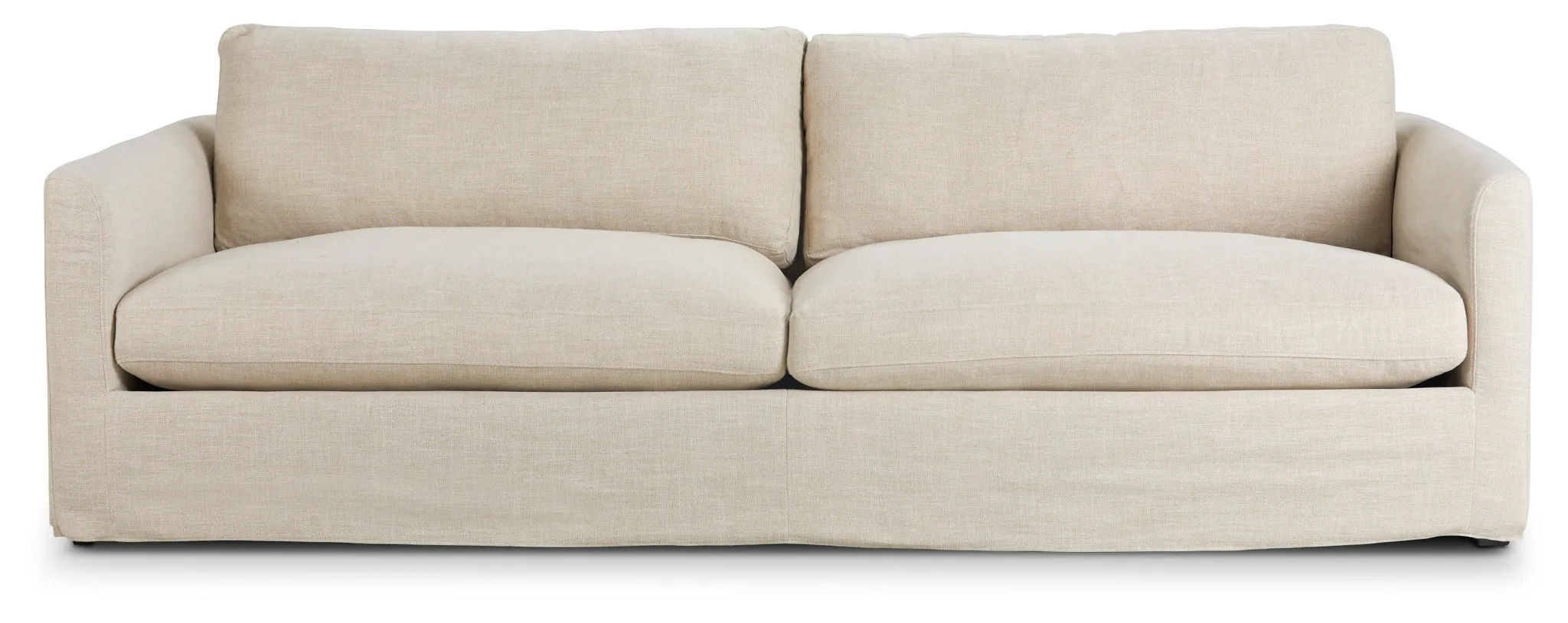 Willow 102" Light Beige Fabric Sofa