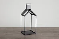 Calluna Black Large Candle Holder