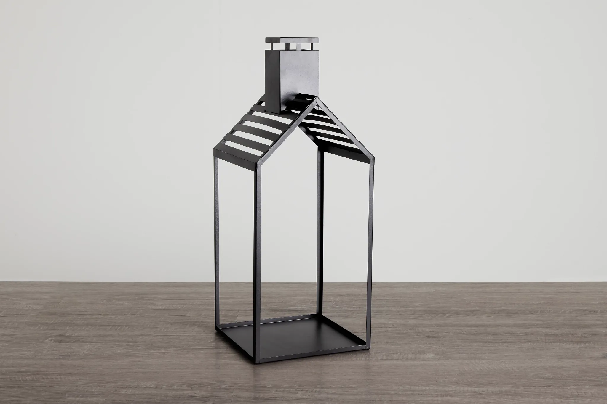 Calluna Black Large Candle Holder