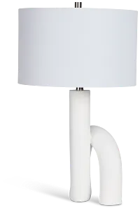 Watts White Table Lamp