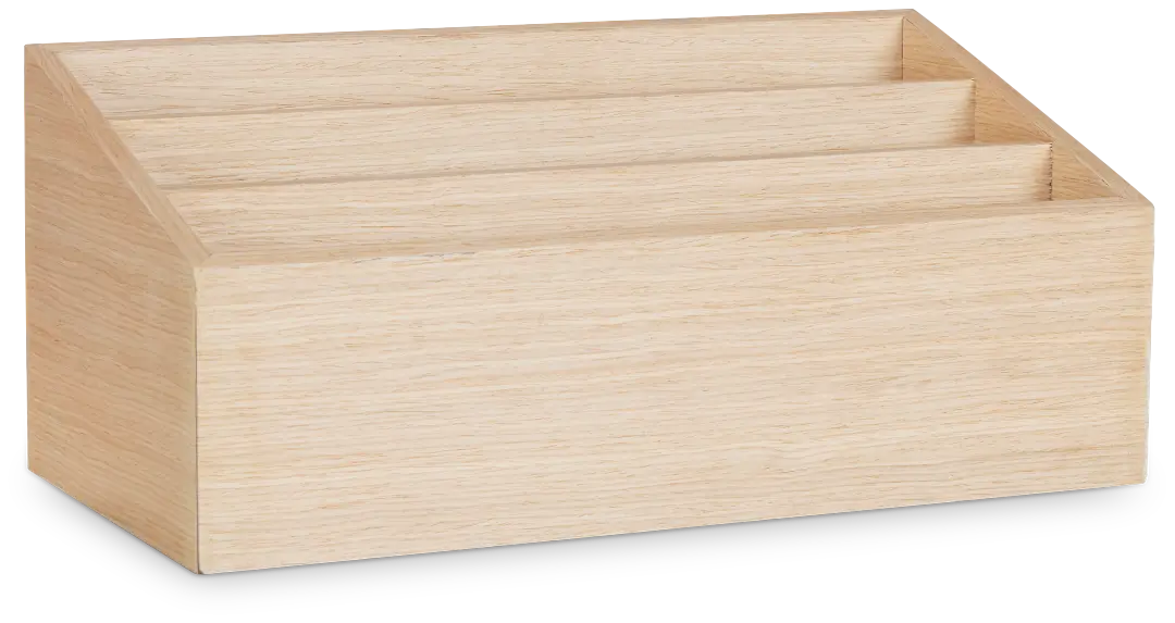 Avers Light Tone Wood File Organizer Avers Light Tone Wood File Organizer