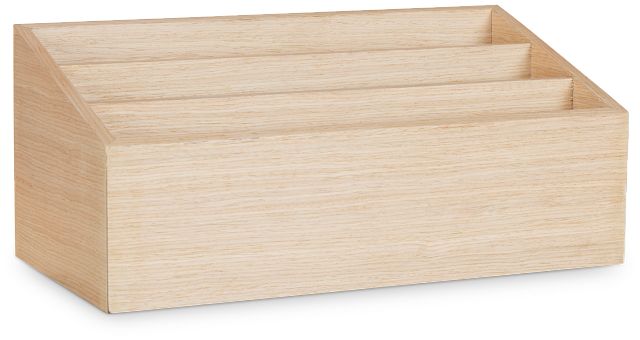 Avers Light Tone Wood File Organizer