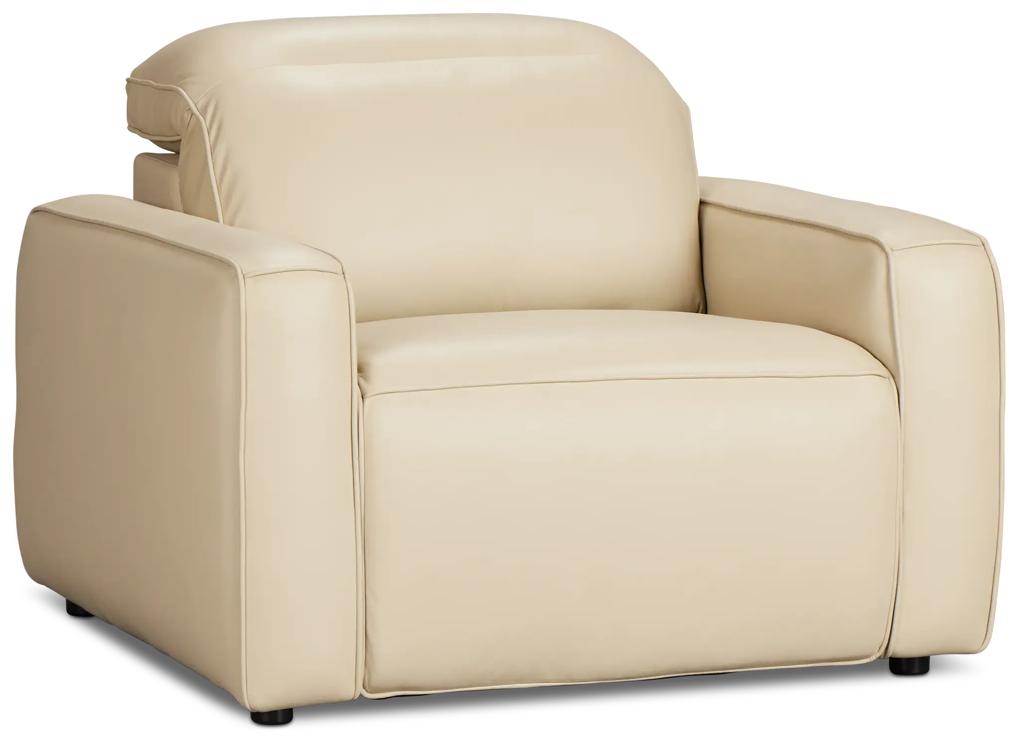 Tidal Beige Lthr/vinyl Power Recliner Tidal Beige Lthr/vinyl Power Recliner