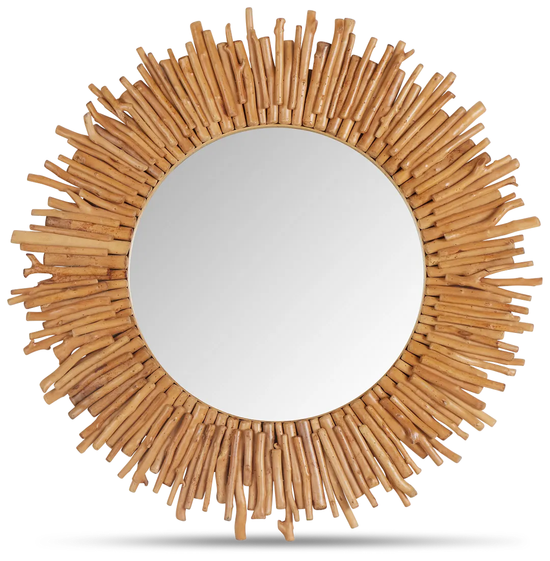Kitt Woodround 36" Mirror
