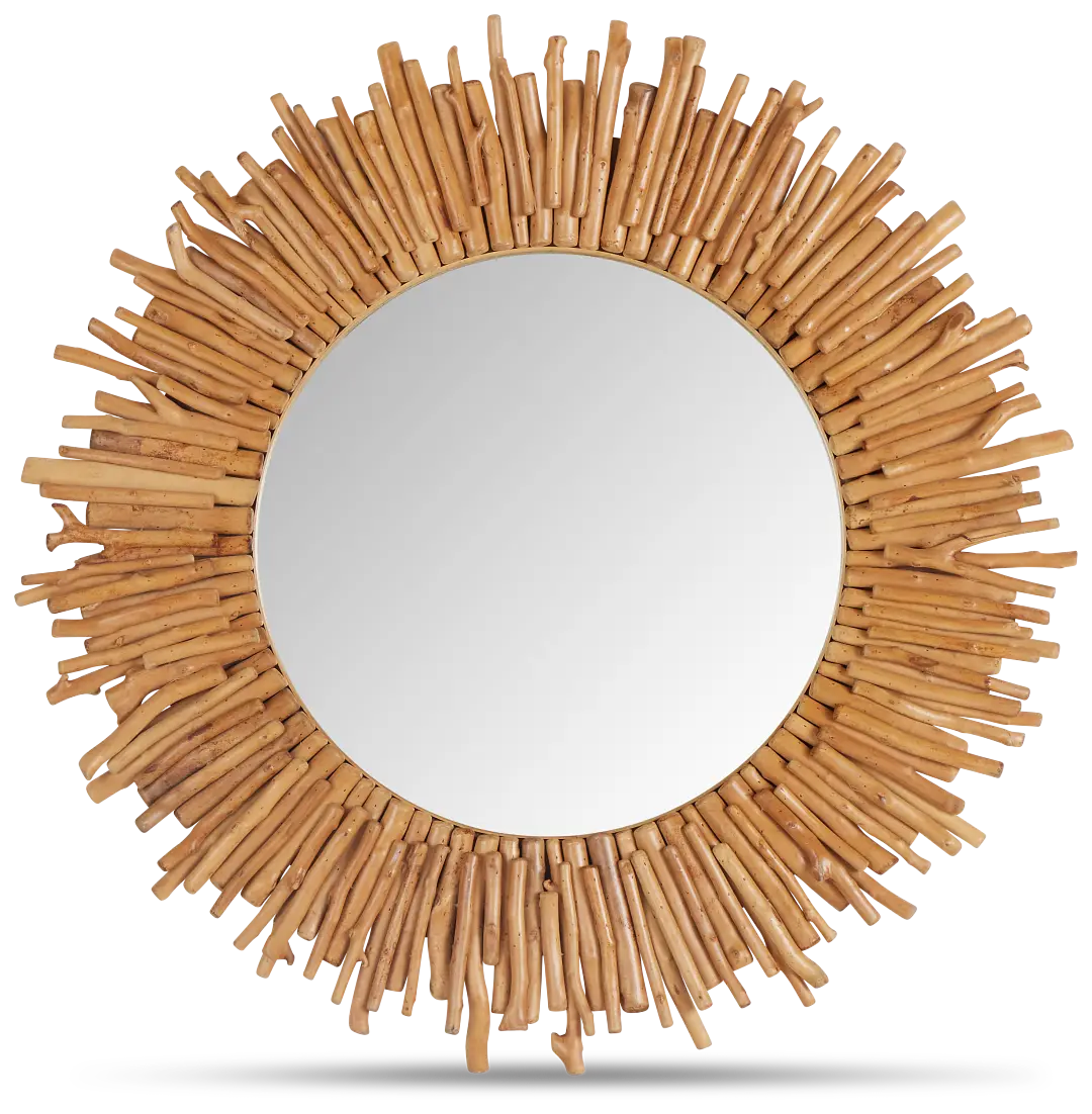 Kitt Woodround 36" Mirror Kitt Woodround 36" Mirror