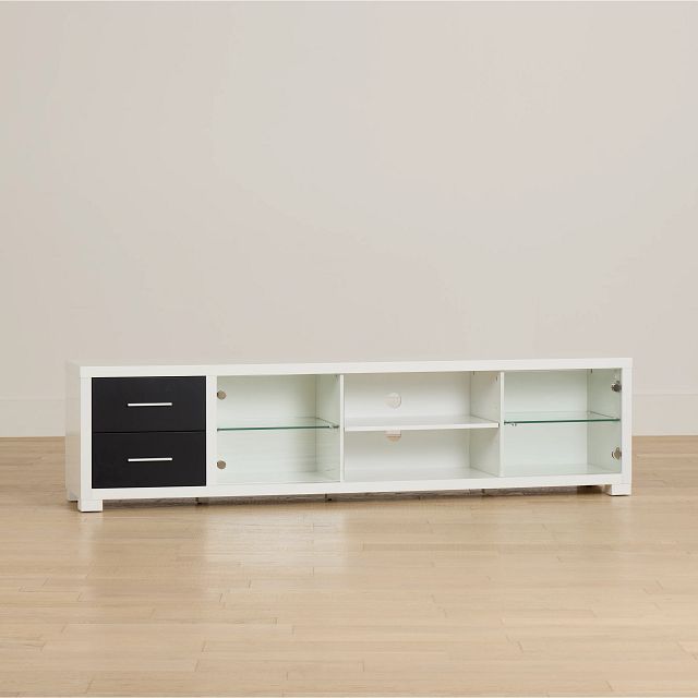 Doral White 85" Tv Stand