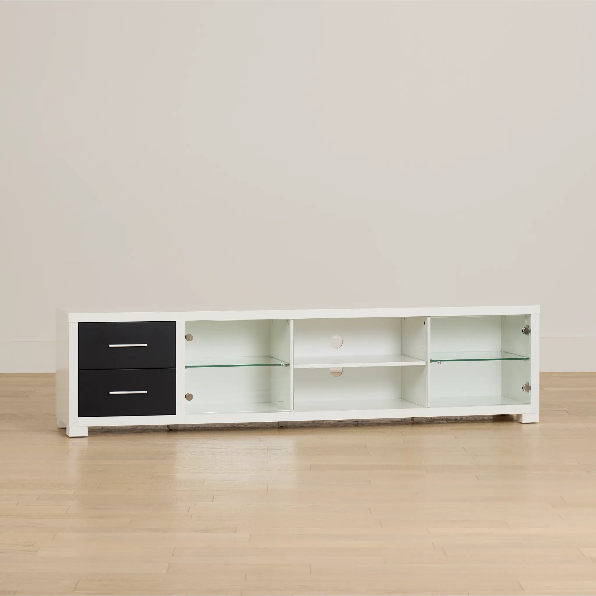 Doral White 85" Tv Stand Doral White 85" Tv Stand