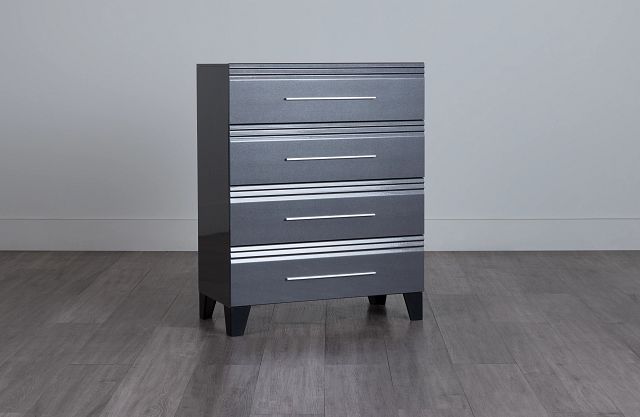 Midtown Gray 4-drawer Chest
