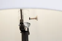 Paiga White Cement Table Lamp