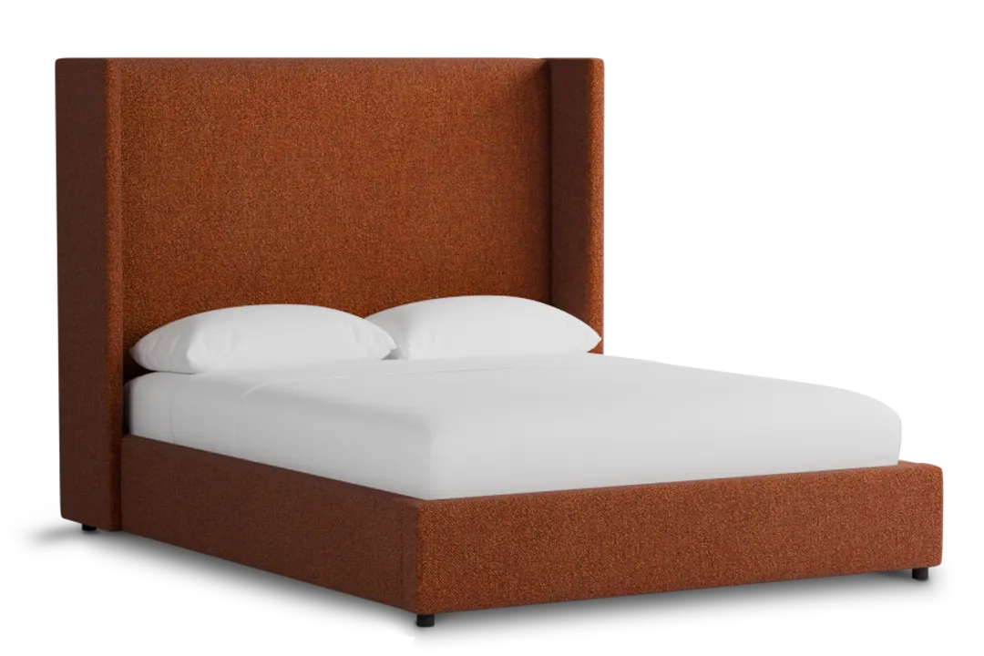 Captiva Elite Medium Brown 60" Upholstered Shelter Bed