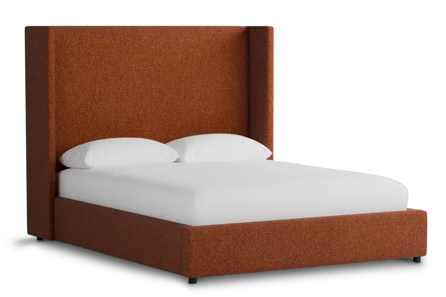 Captiva Elite Medium Brown 60" Upholstered Shelter Bed Captiva Elite Medium Brown 60" Upholstered Shelter Bed