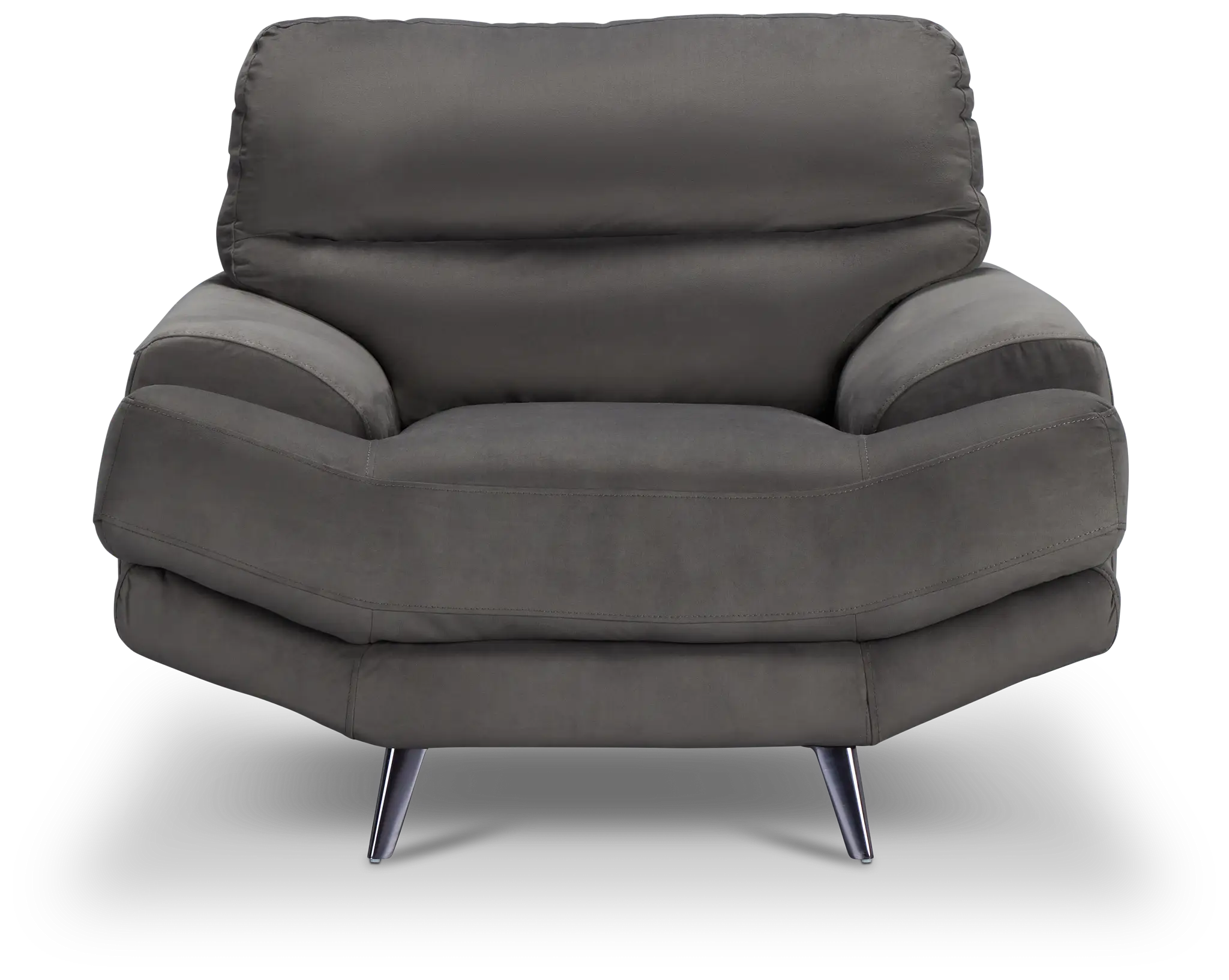 Milana Gray Velvet Chair Milana Gray Velvet Chair