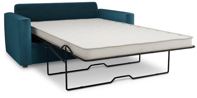 Siesta Joya Teal Fabric Innerspring Sleeper