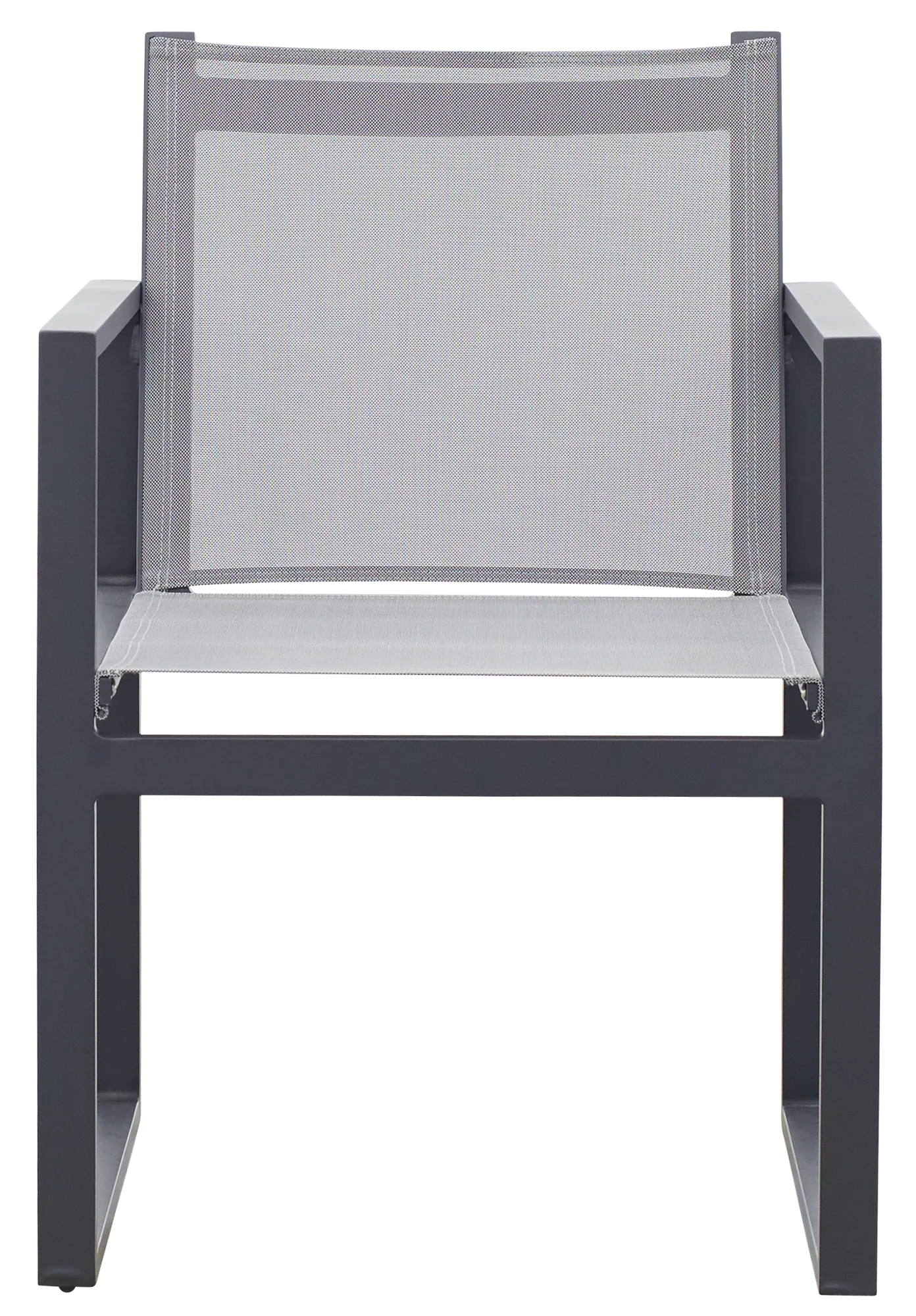 Linear2 Dark Gray Sling Arm Chair