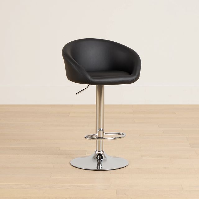 Dayton Black Uph Adjustable Stool