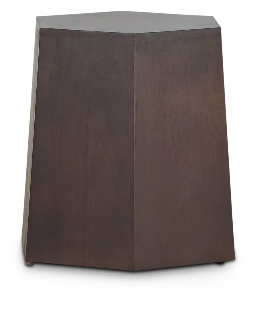 Hexgon Dark Tone Large Accent Table Hexgon Dark Tone Large Accent Table