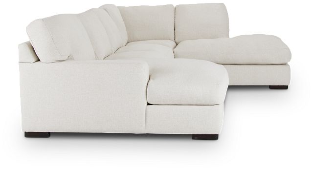 Veronica White Down Small Right Bumper Sectional (3)