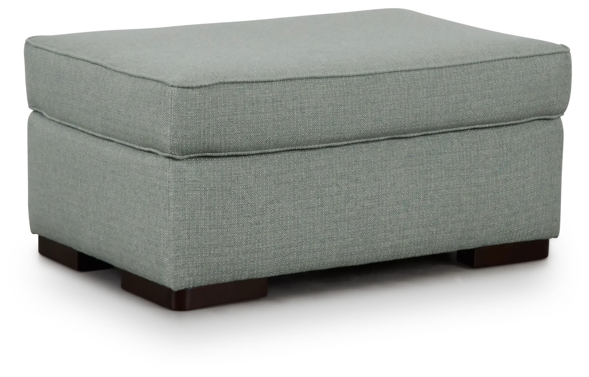 Austin Green Fabric Ottoman Austin Green Fabric Ottoman
