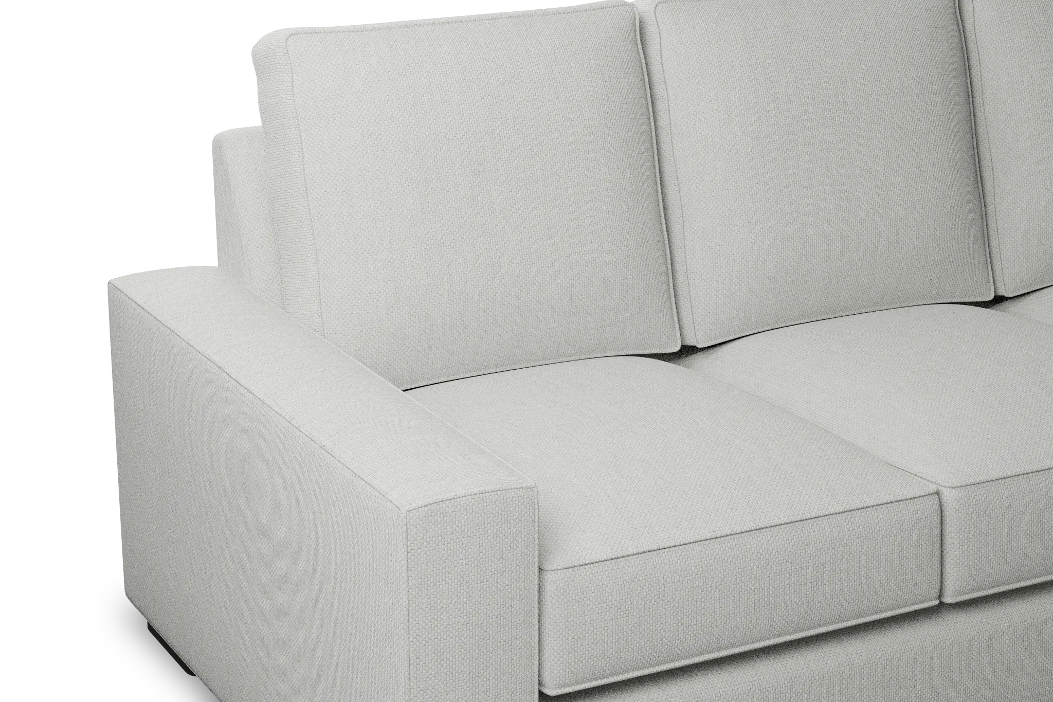 Edgewater Revenue White 84" Sofa W/ 3 Cushions Edgewater Revenue White 84" Sofa W/ 3 Cushions