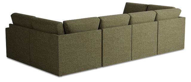 Citymod Green Fabric 8-piece Pit Sectional