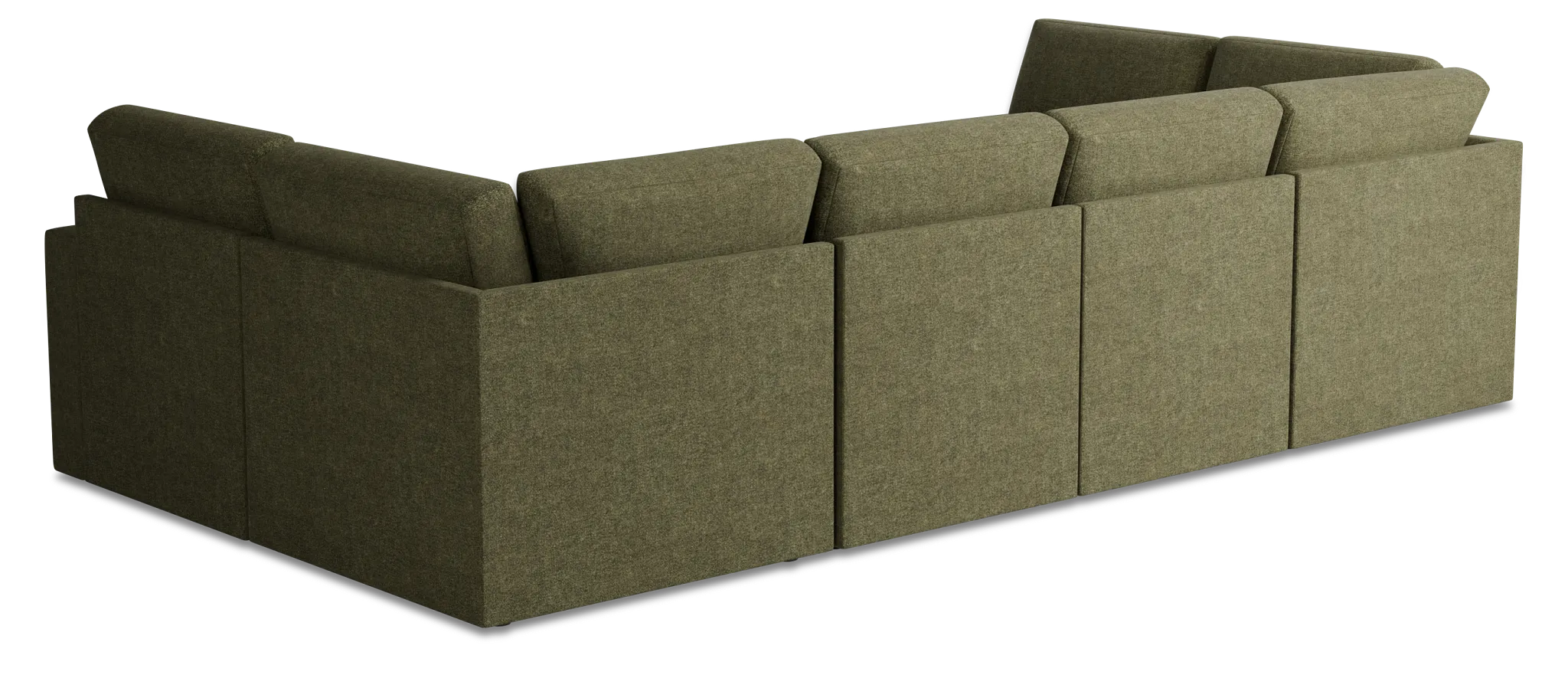 Citymod Green Fabric 8-piece Pit Sectional